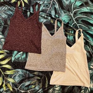 3 pack American Eagle Soft and Sexy Tanks
